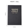 thumbnail image 3 of koolsoo 2022 Notebook to Do List PU Leather W/ 12 Months Year Noting Portable Black, 3 of 9