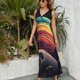 thumbnail image 3 of Cosmic Planet Vestido Sin Mangas Vestidos Para Mujer, Vestido Suelto De Verano 2025, 3 of 5
