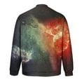 thumbnail image 4 of IROINNID Reduced Crew Neck Pullover Sweatshirts Lounge Graphic Print Long Sleeve Daily Fit 3D Printed Sweatshirts Tops,Orange, 4 of 4