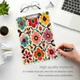 thumbnail image 3 of FORMRS Acrylic Clipboard with Low Profile Clip Standard A4 Letter Size, 12.5" x 9", Colorful Flowers, 3 of 8