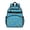 Excavator and Road Barrier Blue Pattern-1, variant on Excavator and Road Barrier Blue Pattern Cute School Backpack Bag for School with Padded Back and Adjustable Shoulder Straps 15.25"x11.5"x5.25"
