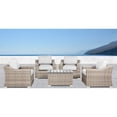 thumbnail image 4 of Living Source International 5-Piece Wicker Seating Group with Cushions in Gray, 4 of 5