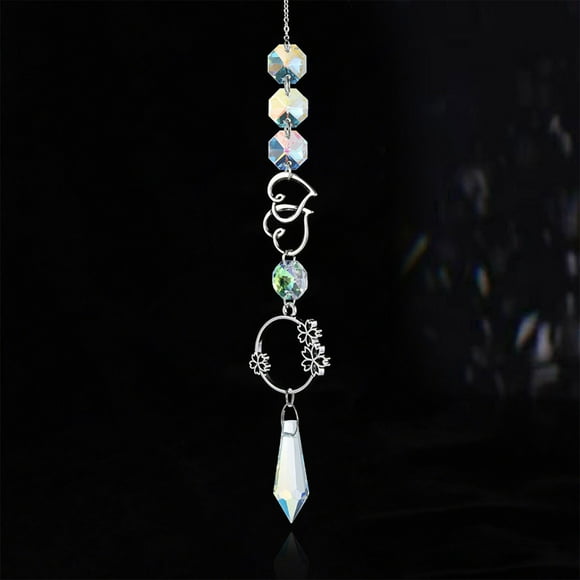 Crystal Suncatchers Hanging Wind Chime Style Garden Suncatcher Rainbow Handmade Gold Plated Suncatcher