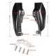 thumbnail image 4 of Deflector de calor de aire de marco medio para motocicleta, negro brillante, 4 of 5