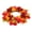 C, variant on Anmrize 10" Fall Maple Leaf Candle Ring Set, Harvest Table Pillar Candle Holder Ring, Multi-Style Fall Maple Leaf Candle Ring Assortment, Harvest Table Pillar Candle Holder Mini Wreath, A