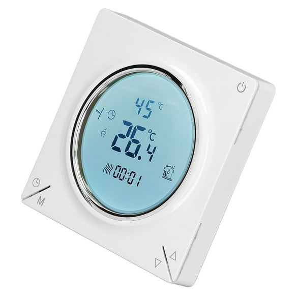 Temperature Controller,Smart Thermostat Fast Reading LCD Thermostat LCD Screen Thermostat Solid Performance
