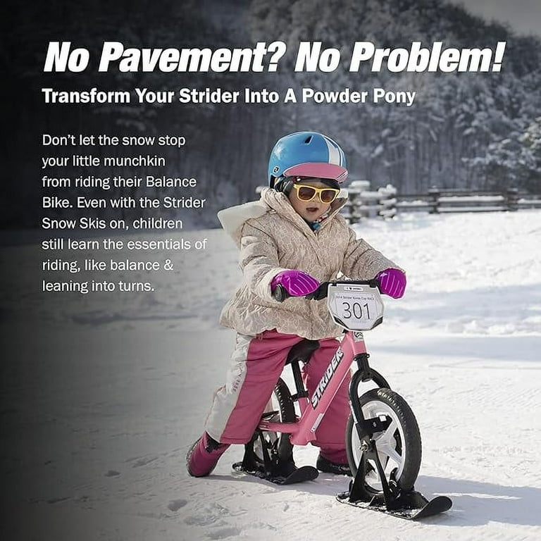 Strider bike online skis