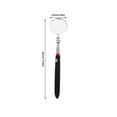 thumbnail image 2 of FUTUREORYY 2pcs Reliable Telescopic Inspection Mirror Inspection Mirror Black Metal Narrow Space Inspection, 2 of 8