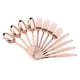 thumbnail image 2 of 8-10 paquetes 12 piezas de bifurcación de plástico desechable cucharadas de cuchillos decoraciones de fiestas rosa 8 piezas, 2 of 8