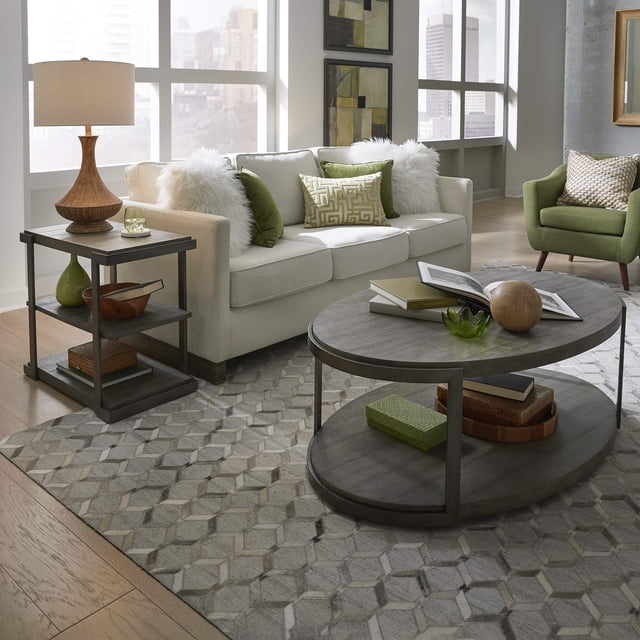 Liberty Furniture Vue Moderne Opt Ensemble de Table de Salon 3 Pcs - Gris