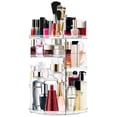 thumbnail image 1 of Organizador de maquillaje giratorio 360, organizador de cosméticos, carrusel de maquillaje ajustable, soporte giratorio, caja de almacenamiento de cosméticos de gran capacidad, organizador de brochas, 1 of 5