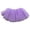 Purple, variant on KHONTS Girls 4 Layer Short Ballet Tulle Tutu Skirt Dance Layer Skirt Party Dress Up,Size 3-11 Years Yellow 140