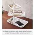 thumbnail image 4 of Yamazaki Home Jewelry + Accessory Trays, White, Steel, 4 of 7