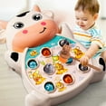 thumbnail image 2 of Large-Sized Electric Whack-a-Mole Educational Toy for 4-6 Year Olds - Piggy Design with Musical Features, 2 Hammers & Charging Set - Unisex Early Learning Game for Cognitive Development & Hand-Eye, 2 of 6