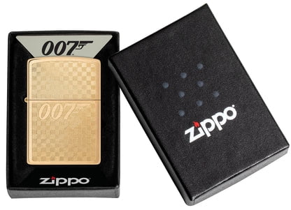 Zippo Lighter - Customized Engraved Message B Bond Bt 007 Gun Logo 46298