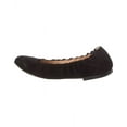 thumbnail image 2 of French Sole Cecila Suede Flat, 11, Black, 2 of 5