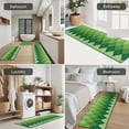 thumbnail image 5 of Green Argyle Pattern Kitchen Rugs Sets Of 3,Kitchen Runner Rugs Non Skid Washable,Decorative Kitchen Floor Mats for Kitchen,Sink,Laundry,17"x30"+ 17"x47" + 17"x59", 5 of 6