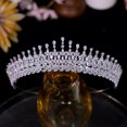 thumbnail image 1 of Joyería nupcial de lujo para el cabello, Tiaras y coronas de cristal, diadema para mujer, vestido de fiesta y cena, diadema de circón, accesorios de boda, 1 of 5
