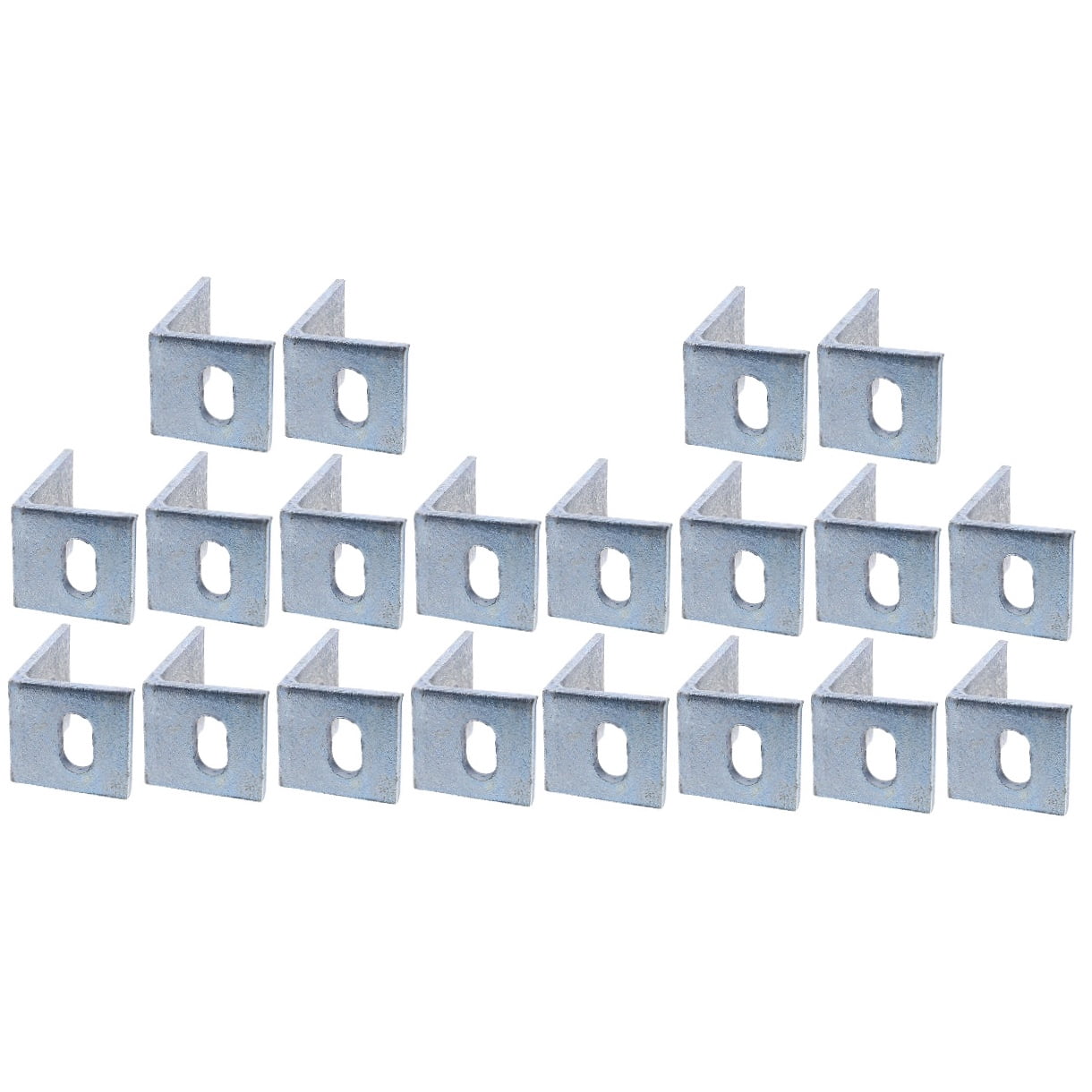OULII  Durable 90 Degree Metal Brackets for Wood and Furniture Reinforcement