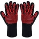 thumbnail image 1 of Guantes para barbacoa, guantes para asar resistentes al calor, guantes antideslizantes de silicona para horno, guantes largos de cocina para barbacoa, cocinar, hornear, cortar, 1 of 5