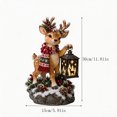 thumbnail image 4 of 11.81 Inch Solar Christmas Step Lights, Outdoor Christmas Decorations with Projection, Reindeer Nativity Holy Family Glow Christmas Decor for Porch, & Front Step, 4 of 7