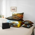 thumbnail image 4 of Crocodile 7 Piece Comforter Set Full Bed In A Bag,Reptile Bedding Sets Coastal Creature Sheet Set With Comforter,Wild Animals Bed Set, 4 of 5