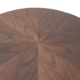 thumbnail image 4 of bokifol Round Coffee Table for Living Room,Modern Wooden Coffee Table with Solid Wood Veneered,35.43" Conical shape Circle Center Table Accent Tea Table,Brown, 4 of 9