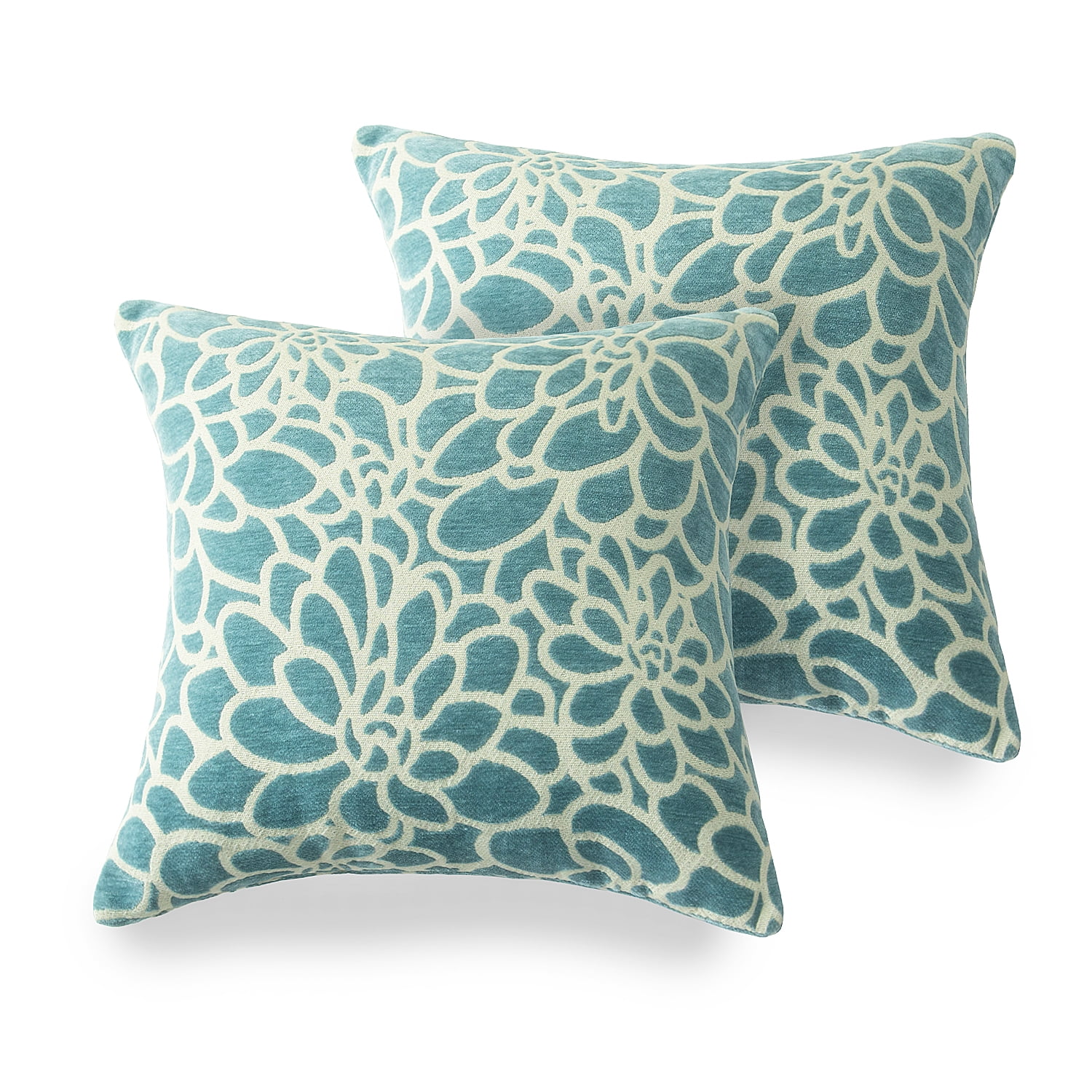 Set of 2 Throw Pillow Covers Coastal Cushions Covers 100 Cotton Home