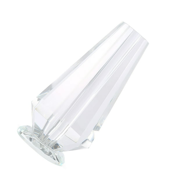 Decoración Del Hogar, 1 Uds., Florero De Cristal Transparente Elegante, Artesanía Para