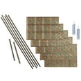 thumbnail image 1 of FASÄDE Traditional Style 10 Decorative Vinyl Backsplash 15 sq ft Kit in Copper Fantasy, 1 of 6