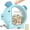 Blue Piggy Bank, variant on General Wooden Piggy Bank for Kids, Larger Wood Money Bank for Boys Girls, Cute Unbreakable Money Box for Toddlers, Clear Coin Bank Toys Personalized Gifts for Child Birthday Christmas & Decor