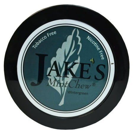 Jake's Mint Chew - Wintergreen - 10ct Tobacco & Nicotine (Best Non Nicotine Chew)