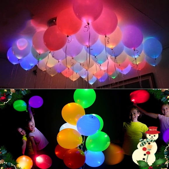 Globos con iluminación LED CEAGGDY, 20 colores mezclados, duran 24 horas
