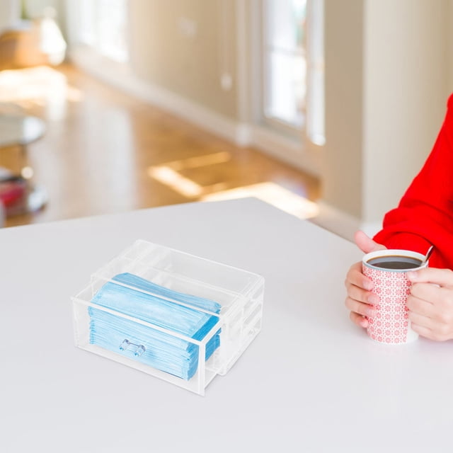 SWETRACE Organizador De Cajón Transparente Para Escritorio Ideal Para Suministros Y Maquillaje