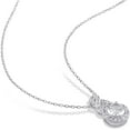 thumbnail image 3 of Everly Women's Sapphire Sterling Silver Necklace, 3 of 4
