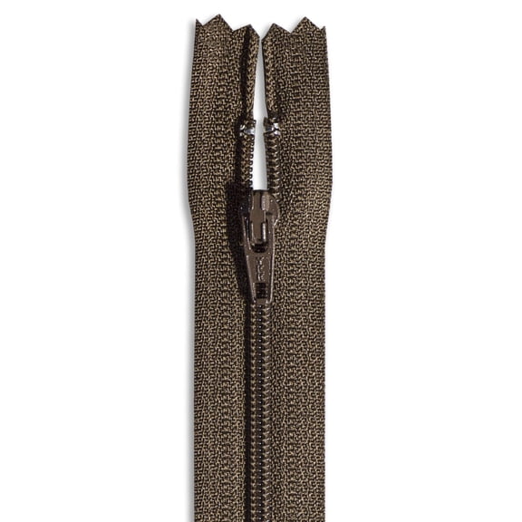 7 inch Nylon Coil Zipper 7” Medium Brown Zippers for Sewing Zipper Medium Brown Crafts