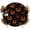 Black, variant on Round Table Cover 36-44 Inch Halloween Waterproof Reusable Table Cloth Round Fitted Vinyl Tablecloth with Elastic Edged for Parties Outdoors, Orange Red Horror Classic Black