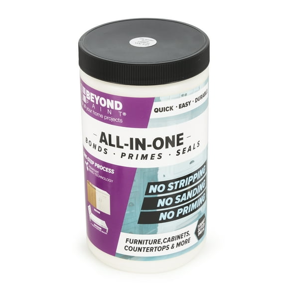 BEYOND PAINT All in One Multi Use Refinishing Paint, 1 Quart, Off White