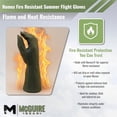 thumbnail image 3 of M MCGUIRE GEAR Nomex Summer Flight Gloves, Fire-Resistant Gloves for Pilots & Mechanics (Sage Green, 9)., 3 of 5