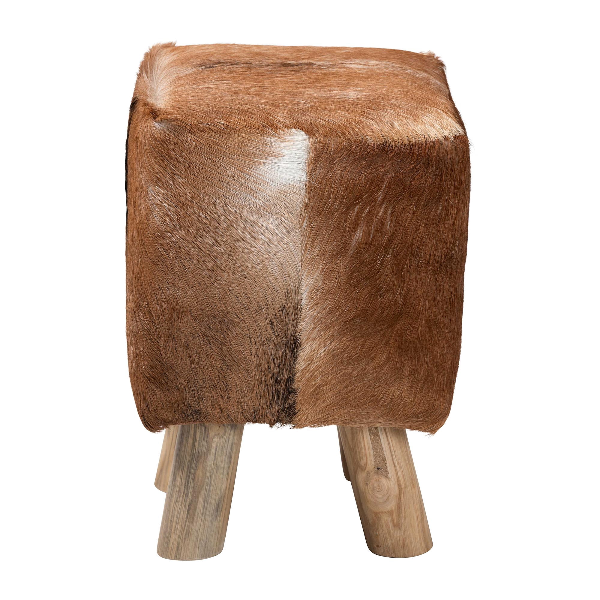 bali & pari Scotlyn Traditional Footstool, Brown
