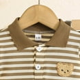 thumbnail image 5 of Vividxx Boys Clothes Boys Outfits & Sets Fall Striped Shirt And Pants Outfit With Embroidery For Toddlers Comfortable Casual Wear 9-12 Months, 5 of 9