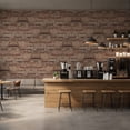 thumbnail image 4 of Izodekor 3D Brick Effect Wall Panels - Cladding, Stone Look, Styrofoam Facing for Living Room, 19x39 in, 10 Panels, Farmhouse Style SL-1901, 4 of 11