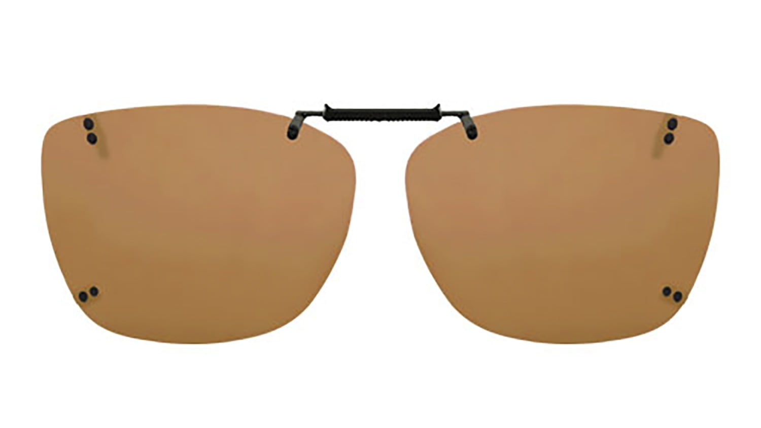 Solar Shield Dioptics Rectangle Black Sunglass