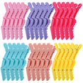 thumbnail image 1 of Kipeber 30 Piezas Pinzas para el Cabello de Cocodrilo Pinzas para Seccionar Estilo Antideslizantes de Plástico Pinzas para el Cabello Coloridas para Mujeres con Dientes Anchos y Diseño de Doble Bisagr, 1 of 1