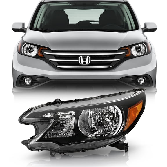 For 2012 2013 2014 Honda CR-V CRV Black OE Style Headlight Headlamp Driver Side