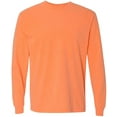 thumbnail image 2 of Republic Blue Men's Long Sleeve Cotton T-Shirt Crew Neck Pre-Washed Large, Green, 2 of 3