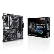 ASUS Prime B550M-A/CSM AMD AM4 (3rd Gen Ryzen(tm)) microATX Commercial Motherboard (PCIe 4.0, ECC Memory, 1Gb LAN, HDMI 2.1/D-Sub, 4K@60HZ, TPM, ASUS Control Center Express)