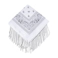 thumbnail image 2 of Pañuelo con diamantes de imitación, pañuelo con flecos para discoteca, bandana para el pelo de Cachemira, pañuelo, pulsera para fiesta, envoltura para Blanco Salvador Pañuelo bufanda, 2 of 9