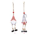 thumbnail image 4 of Moyic Colgante de Navidad de madera, lindo repuesto de Papá Noel, muñeca sin rostro, para el hogar, decoración de chimenea, accesorios de Kits de decoración para fiestas Gris Moyic HA069747-02, 4 of 6