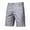 Gray, variant on Hvyesh Mens Khaki Shorts Slim Fit Straight Chino Short Pants Elastic Waisted Work Shorts with Button Zipper Summer Solid Loose Short